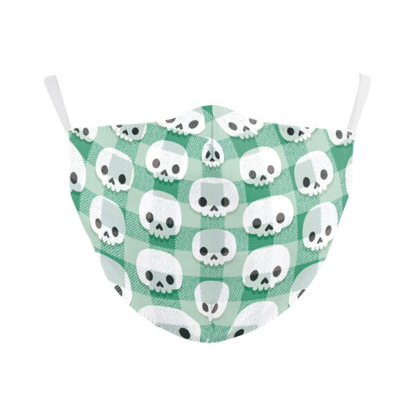 Digital Printing Halloween Skull Pumpkin Creative Design Double-layer Dustproof Mask - Image 5