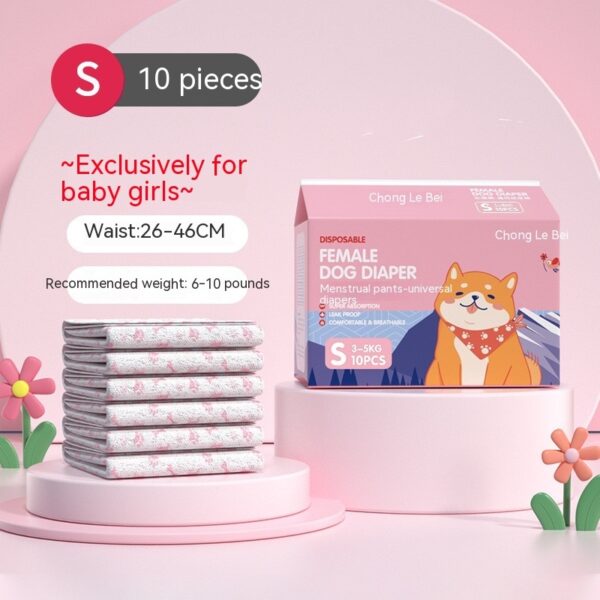Disposable Female Dog Urinary Diaper Physiological Pants - Image 5