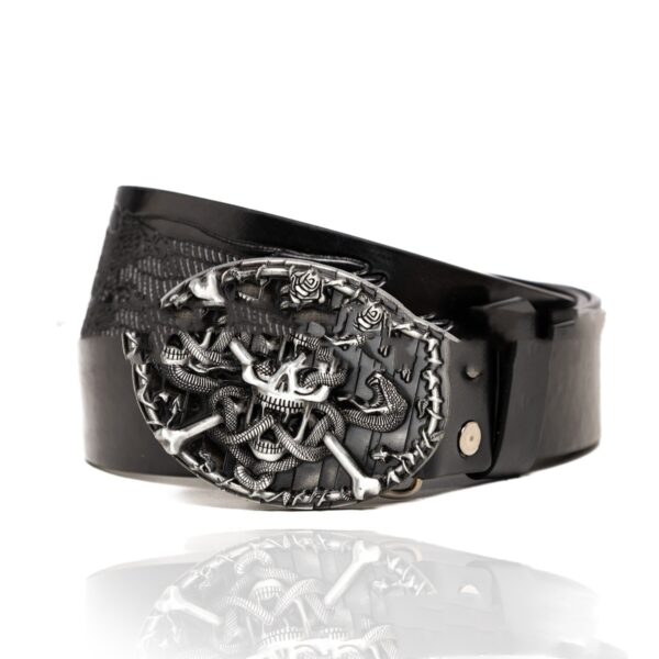 Zinc Alloy Personality Trend Buckle Retro Belt - Image 7