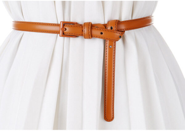 Simple All-match Fashion Decoration With Skirt Suit Pants Belt - Image 7