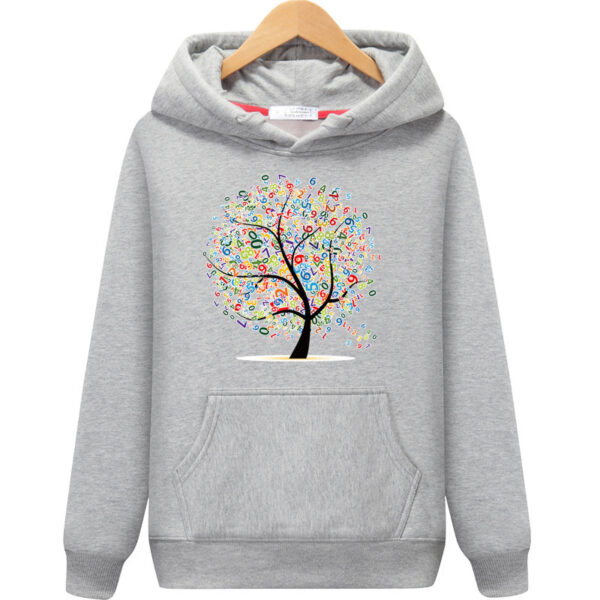 Women's Hooded Pullover Printed Fashionable Casual Loose Hoodie - Image 3