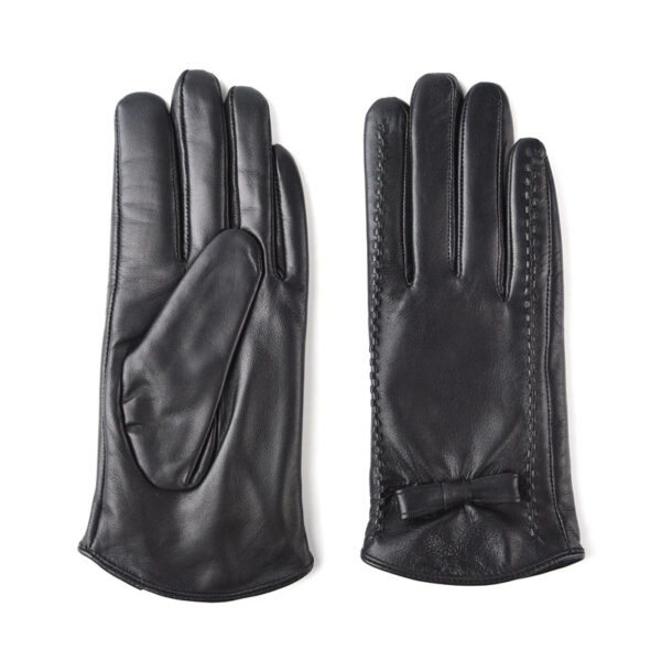 Winter Women's Warm Leather Gloves - Image 3