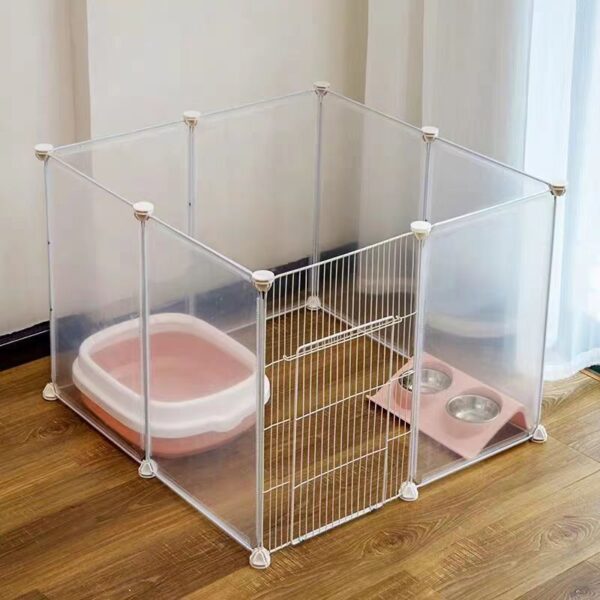 Dog Pen Indoor Dog Cage Small Medium Dog Home Isolation Door Pet Fence Kennel Dog Cage - Image 4