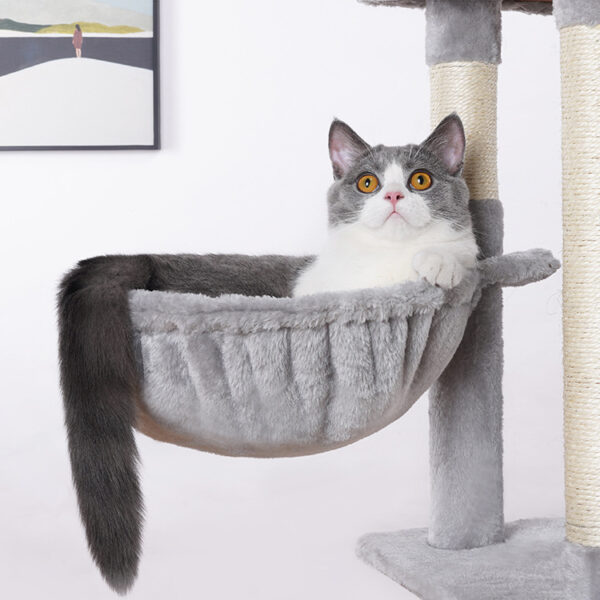 Pet SuppliesCat ToysCat Climbing Frame Scratching BoardCat TreeCat NestCat Hammock - Image 2
