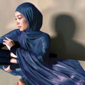 Solid Color Thin Travel Sun Protection Shawl Linen Plain Satin Scarf