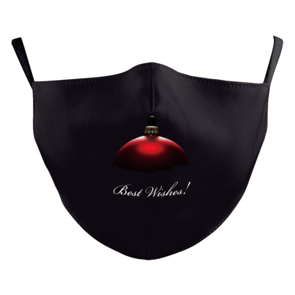 Christmas Red Digital Printing Double-layer Dust Mask - Image 8