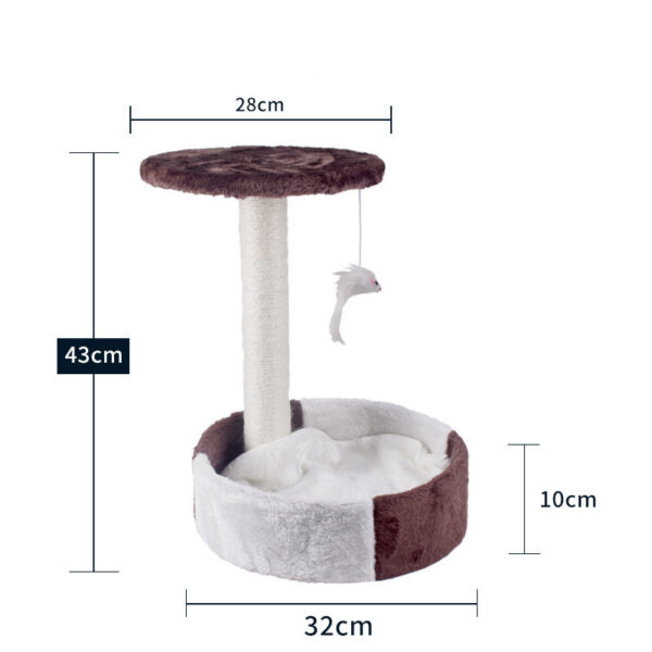 Cat Climbing Frame Litter Tree Integrated Grab - Image 7