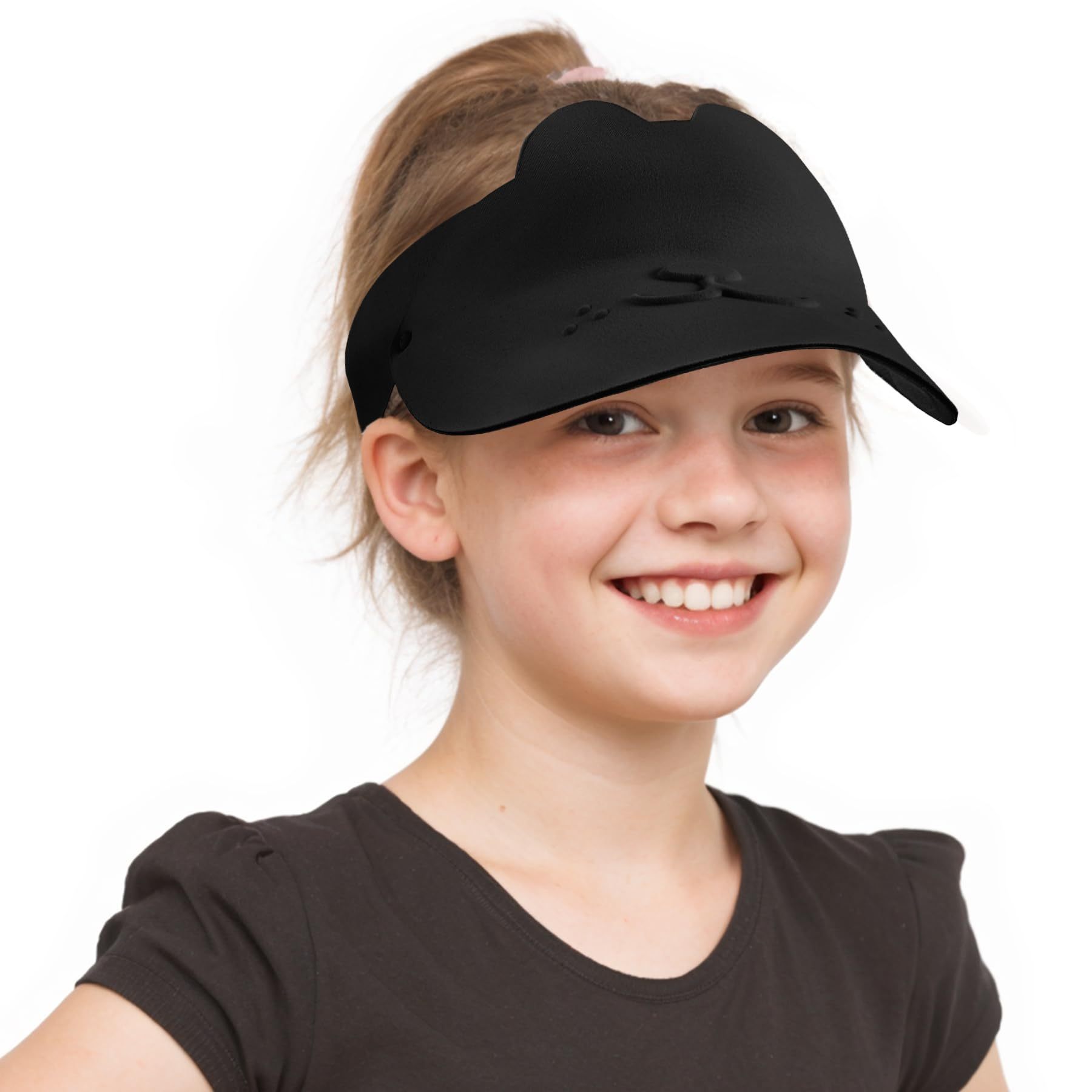 Sukeen Kids Sun Visor Hats For Girls Boys Lightweight Sport Hat Sun Hat Seamless Running Hats For Outdoor Activities