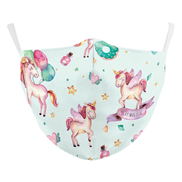 Christmas Single Corner Print Double Layer Dust Mask - Image 10