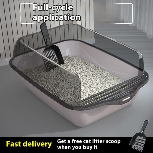 Litter Box Splash-proof Semi-closed - Image 3