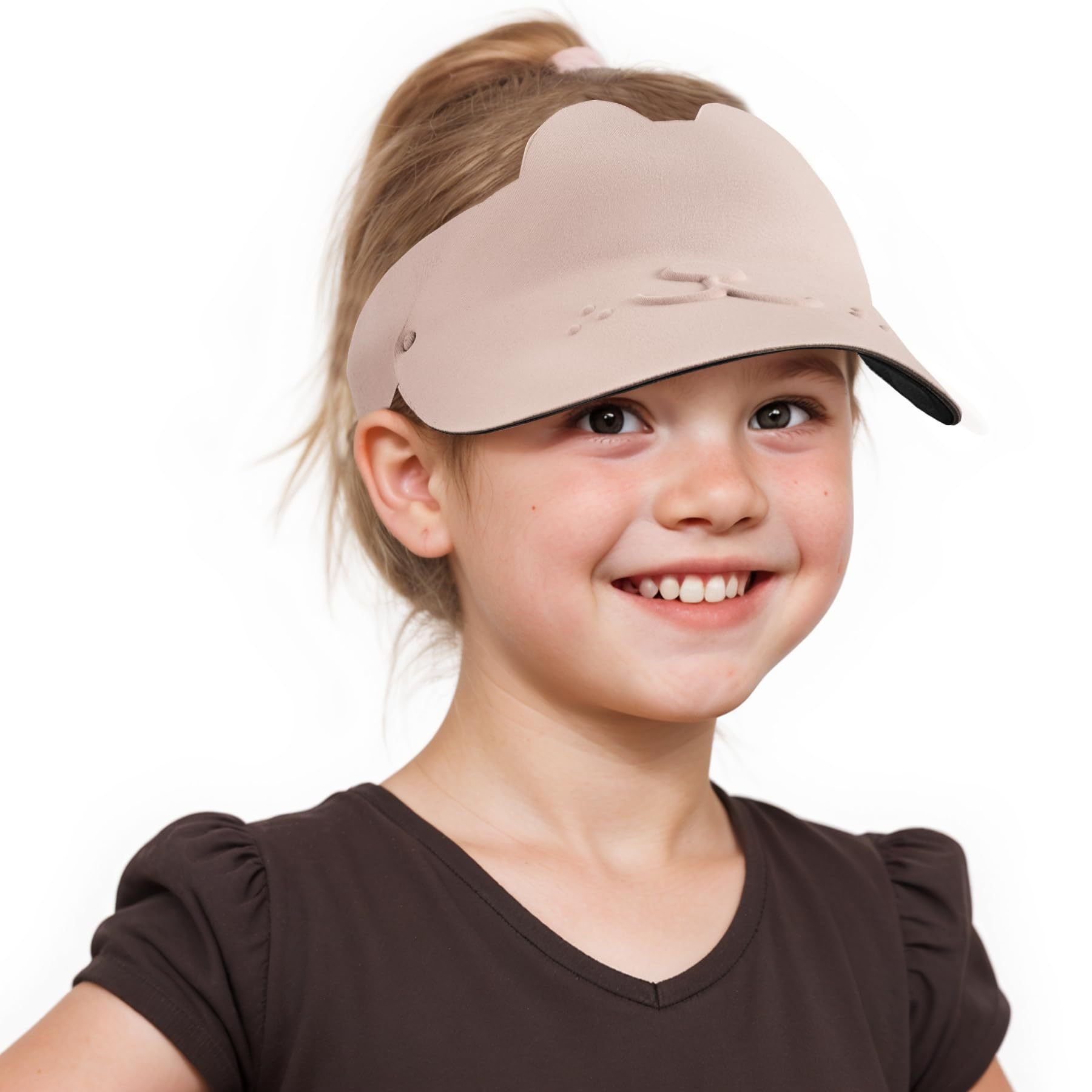 Sukeen Kids Sun Visor Hats For Girls Boys Lightweight Sport Hat Sun Hat Seamless Running Hats For Outdoor Activities - Image 5