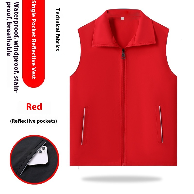 High-end Vest Outdoor Reflective Vest Overalls - Image 5