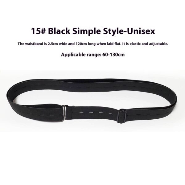 Fixed Anti Slip Buttonhole Simple Shirt Strap - Image 9