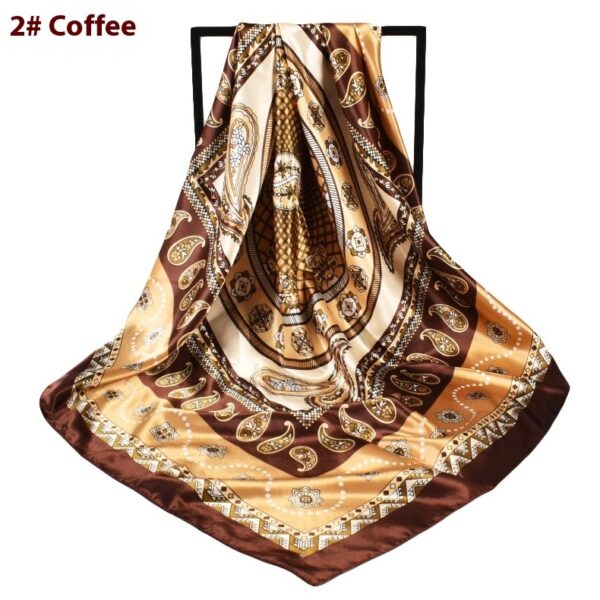 Women's Fashionable New Simple Pattern Silk Scarf - Image 3