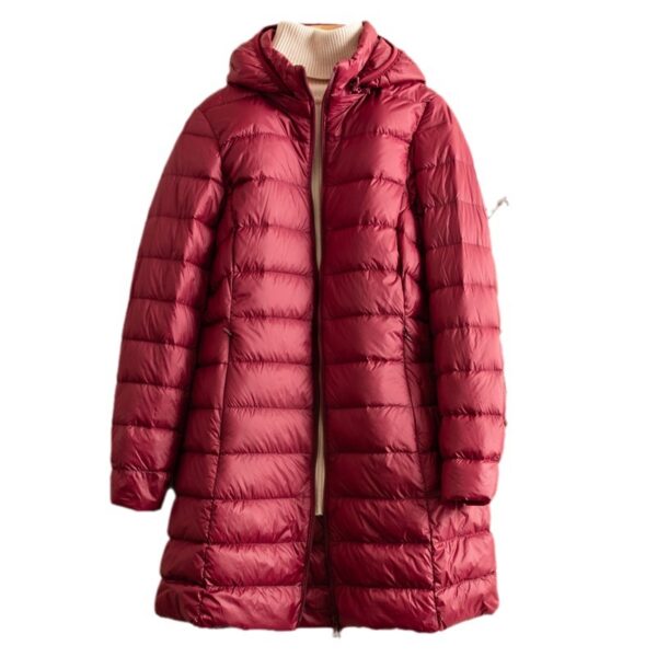 Detachable Hat Light Thin Down Jacket Women - Image 4