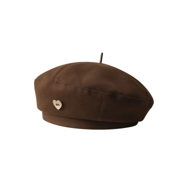 Brown Beret Women's Retro Elegant Hat - Image 5