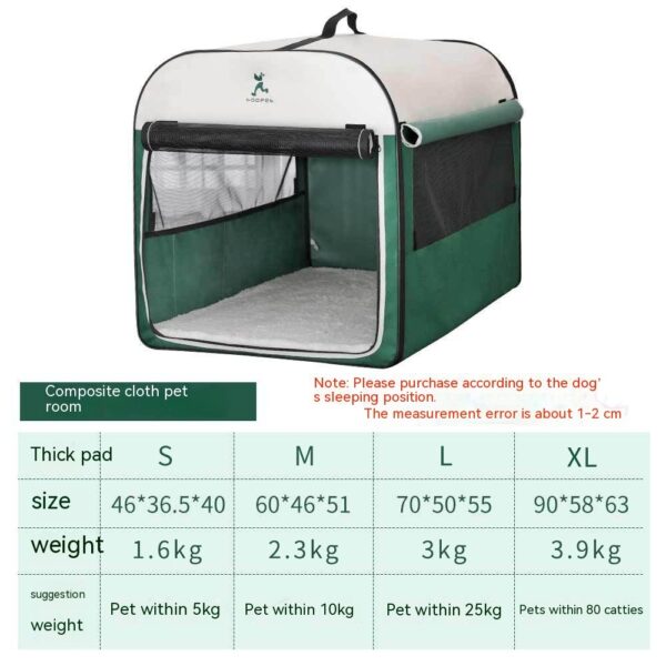 Dog Kennel Warm Large House Winter Cage Indoor Outdoor House - Image 7