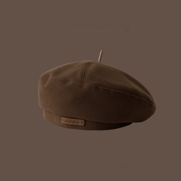 Brown Beret Women's Retro Elegant Hat - Image 2