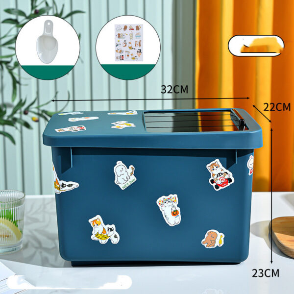 Cat Dog Food Storage Bucket Food Bucket Storage Box - Image 6