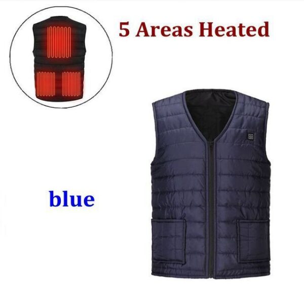 Five Suits In Winter With Smart USB Charging Heating Vest - Image 8
