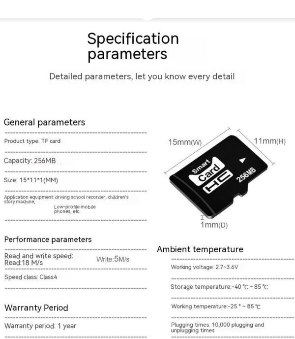 256m Memory Card Mini Speaker Memory Card - Image 9