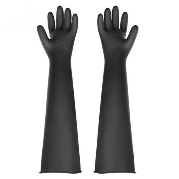 60cm Thicken And Lengthen Natural Latex Waterproof Antifouling Labor Gloves - Image 6