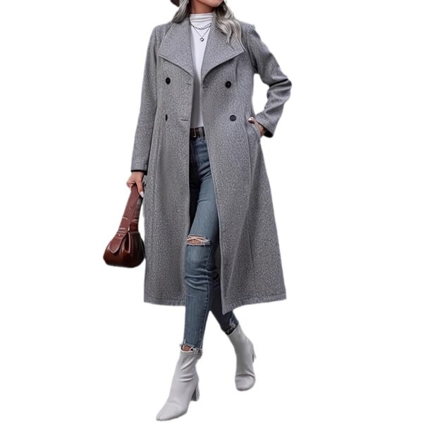 Lady Temperamental Overknee Thickened Coat - Image 3