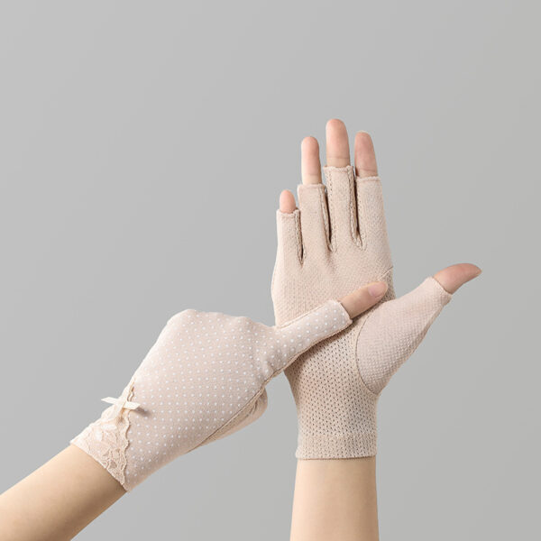 Cycling And Driving Anti-slip Touch Screen UV Protection Sun Protection Gloves - Image 4