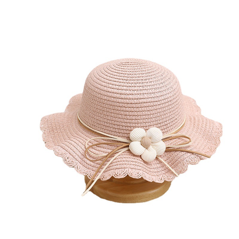 Women's Cute Flowers Sun-proof Sun Hat Straw Hat Bag - Image 3
