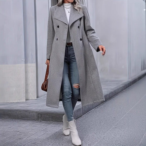 Lady Temperamental Overknee Thickened Coat - Image 6