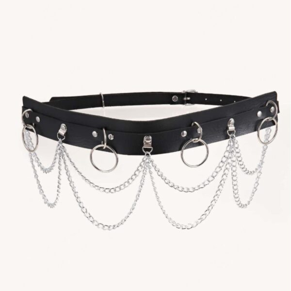 Personalized Waist Seal Women's Double Layer Chain Belt Ring Belt - Image 5
