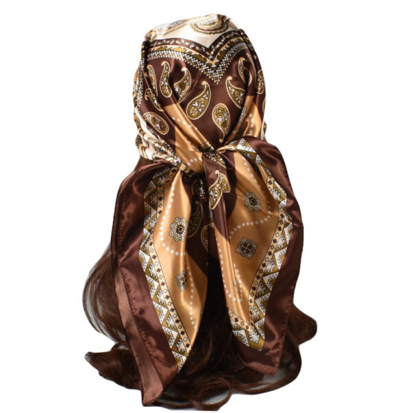 Women's Fashionable New Simple Pattern Silk Scarf - Image 2