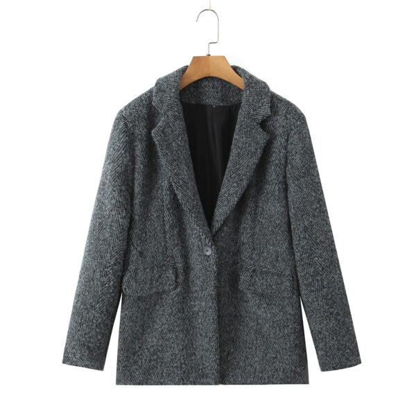 Autumn And Winter New Casual Woolen Outside Women - Image 5