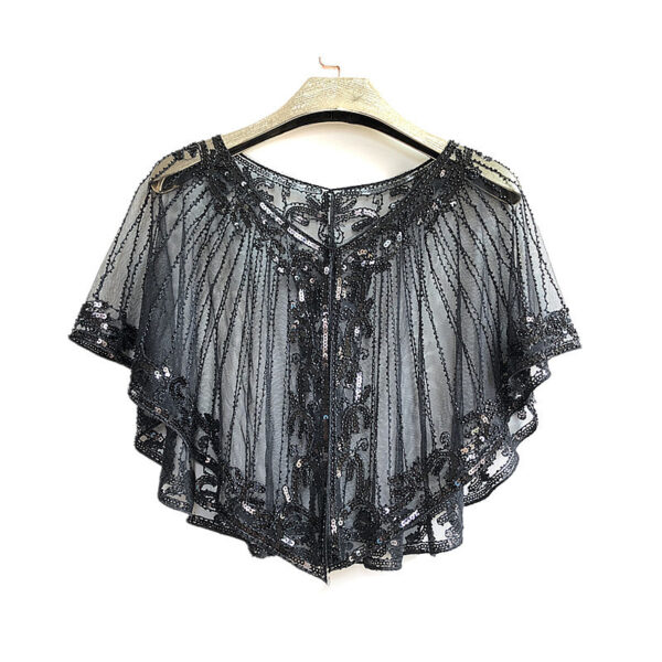 Shawl Outer Match Short And Thin Sequined Dress - Image 7