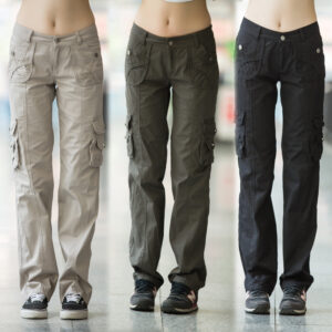 Cargo Pants Women's Loose Slimming Multi-pocket