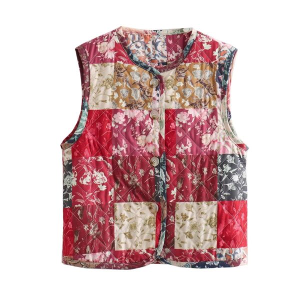 Loose Casual Print Women's Vest