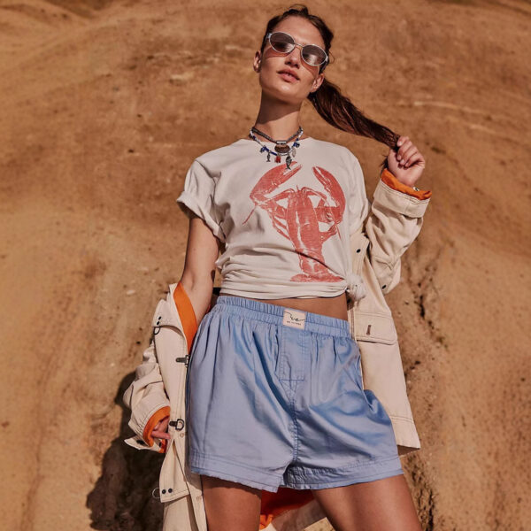 Short Sleeve Top Round Neck Printed White For Girls - Image 4