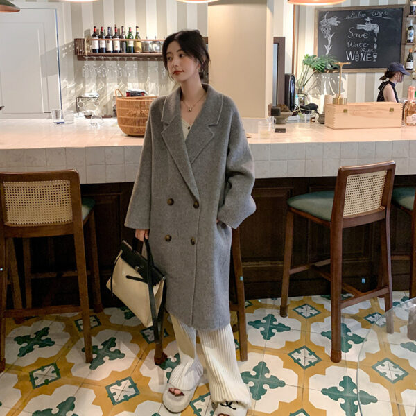Alpaca Fleecefiber Woolen Overcoat For Women - Image 8