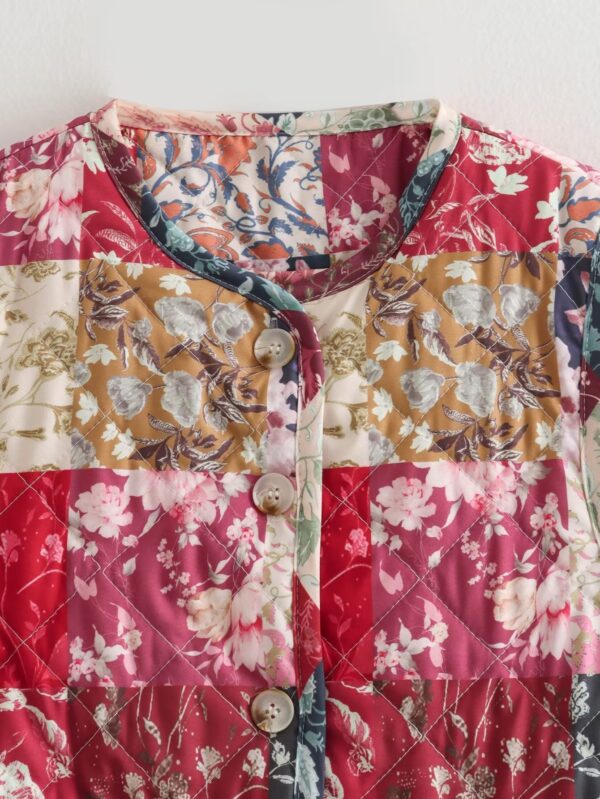 Loose Casual Print Women's Vest - Image 3