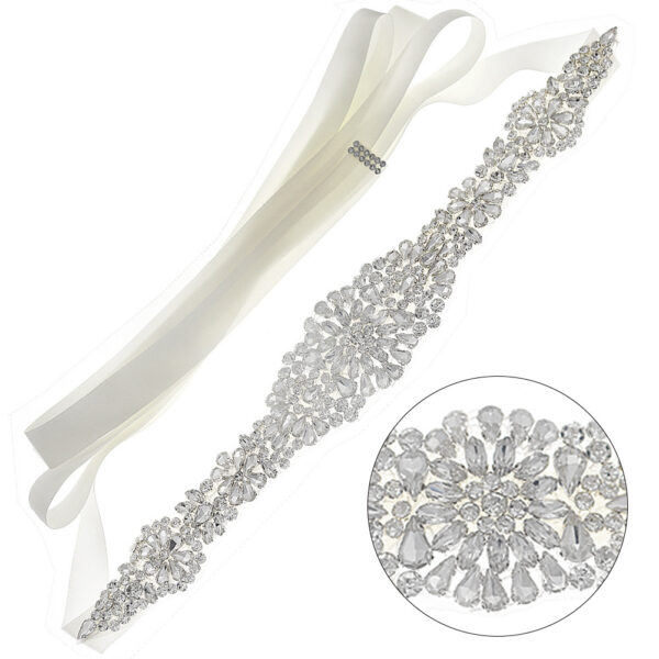 European And American Dress Waist Decorations High-end Luxury Handmade Rhinestone Waist Chain - Image 5