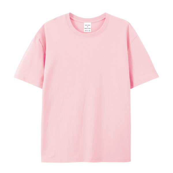 Cotton American Style High-end Half Sleeve T-shirt - Image 4