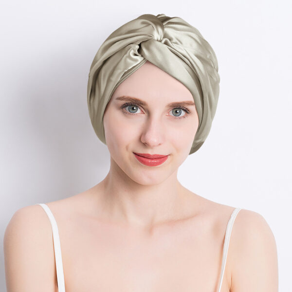 Seamless Double-layer Cross Comfort Nightcap - Image 3