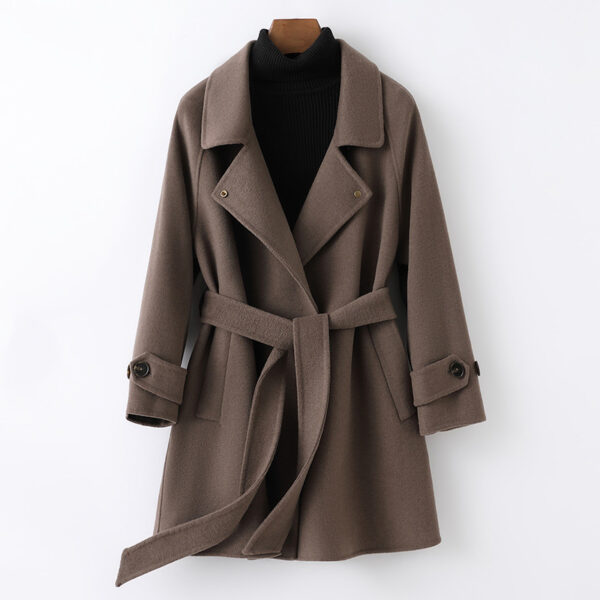 Fashion Personality Reversible Cashmere Coat Women - Image 8