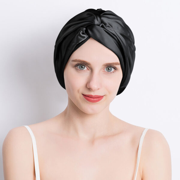 Seamless Double-layer Cross Comfort Nightcap - Image 7