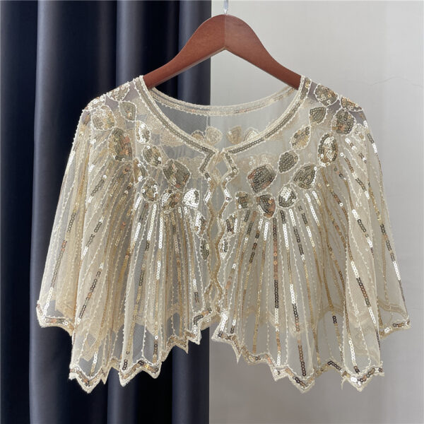 Shawl Outer Match Short And Thin Sequined Dress - Image 10