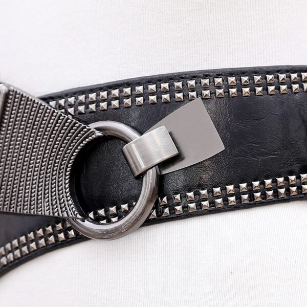 Personalized Fashionable All-match Wide Waist Seal Oblique Women's Belt - Image 3