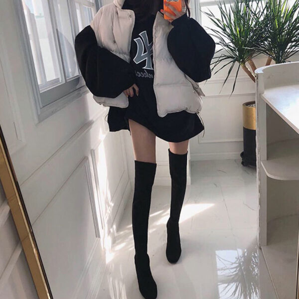 Women's Korean Style Lazy Style All-match Down Cotton Bread Coat Vest - Image 6