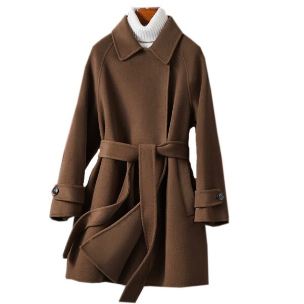 Fashion Personality Reversible Cashmere Coat Women - Image 7