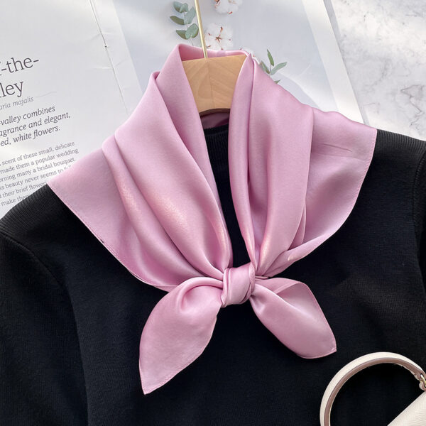 Spring And Autumn Elegant Retro Silk High-end Scarf - Image 9
