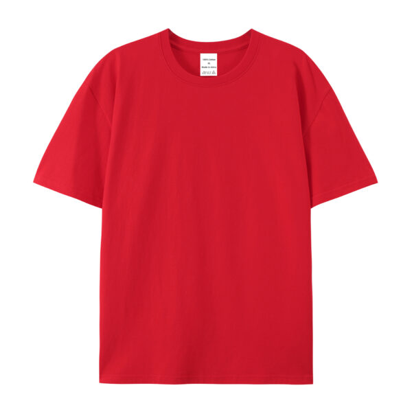 Cotton American Style High-end Half Sleeve T-shirt - Image 3